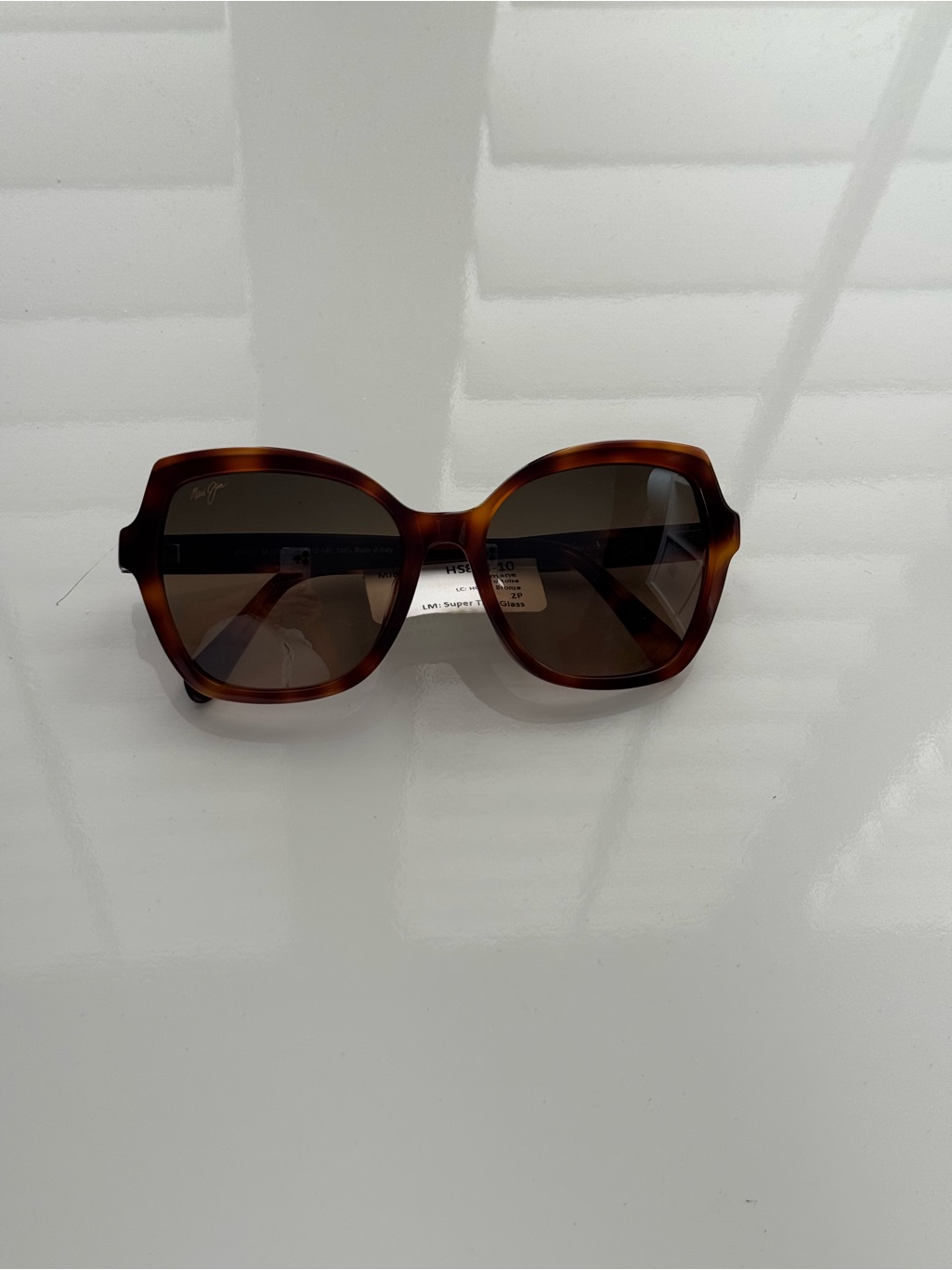 Maui Jim Tortoiseshell Frame Sunglasses With Brown Lenses